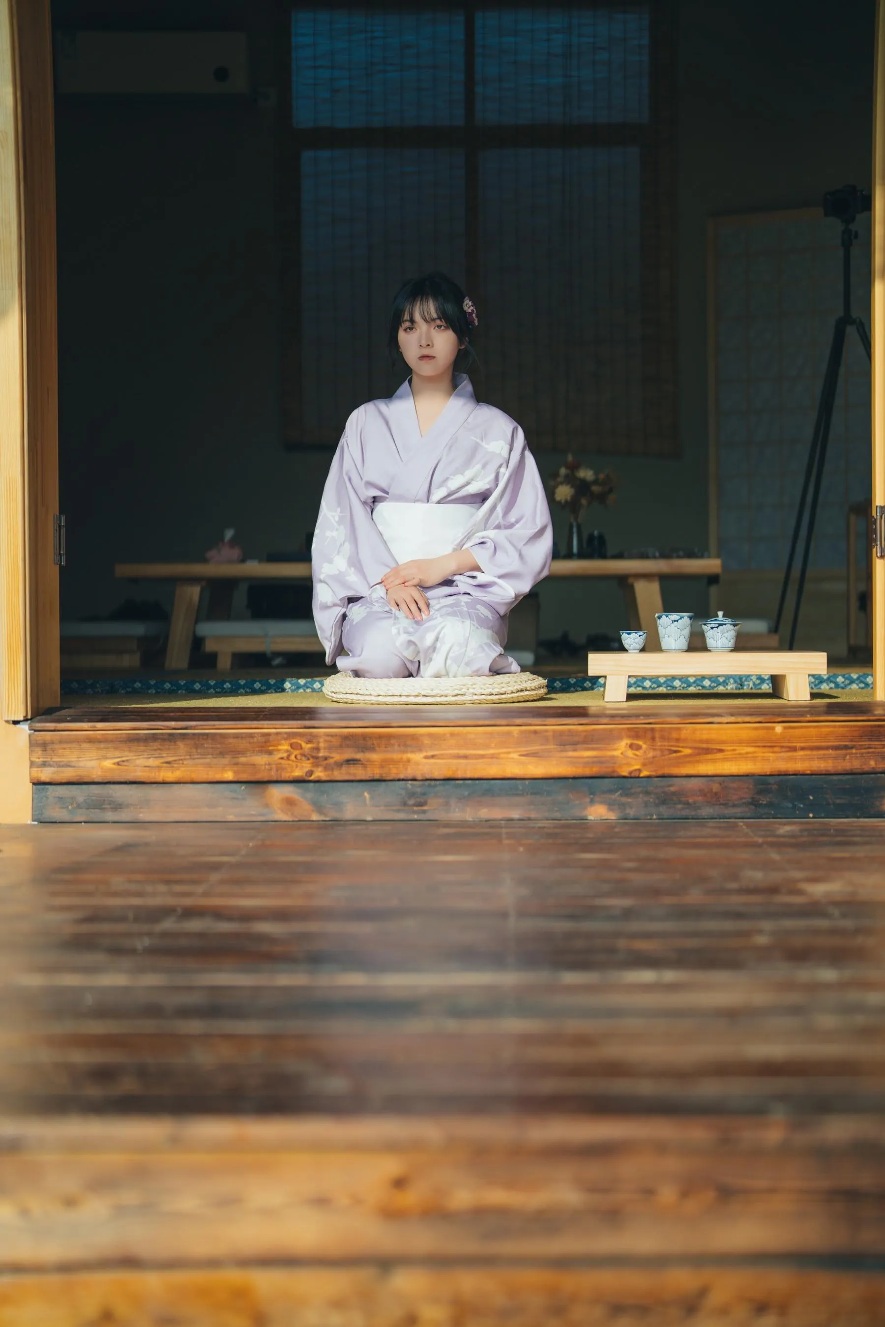 [YITUYU艺图语]2022.02.09 和风物语，日式庭院里的少女写真 dudu [56P]插图9